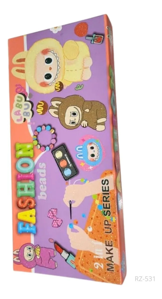 28Pcs Realistic Labubu Fashion Makeup Kit