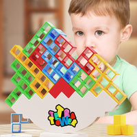 Tetra Tower Building Blocks Balance Game