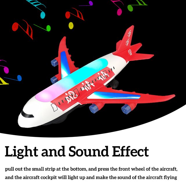 Battery Operated Airliner Toy With Light & Sound