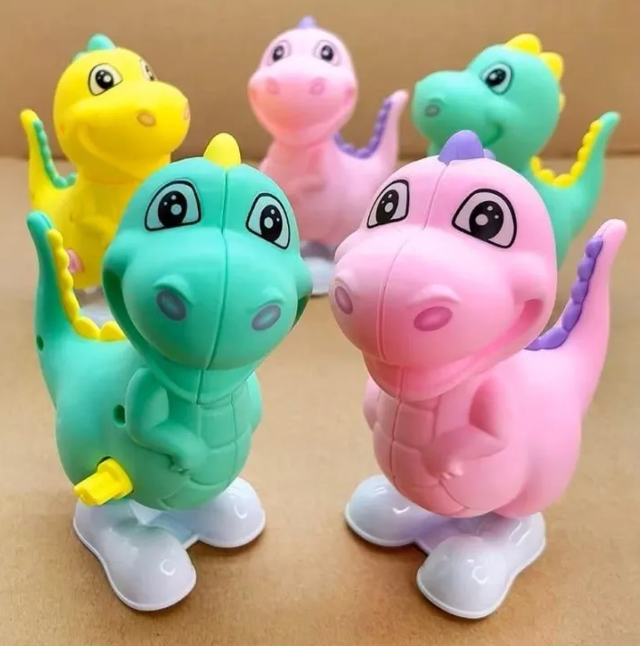 Kids Friction Dinosaur Wind-Up Toy - 1Pc