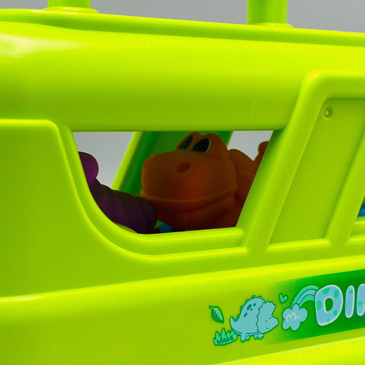 Kids Inertial Dinosaur Truck With Light & Sound - 2Pcs Cars