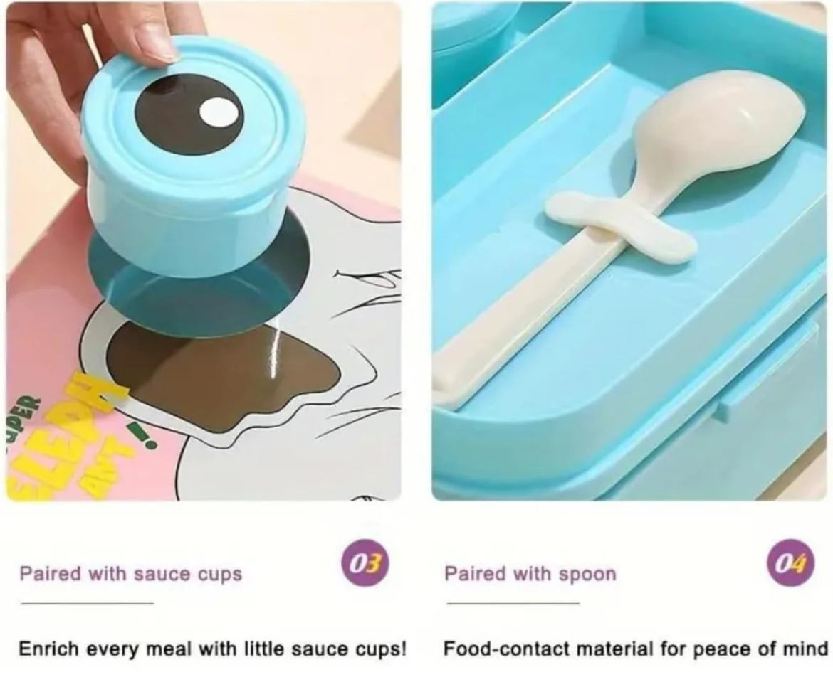Premium Plastic Elephant Eye Lunch Box