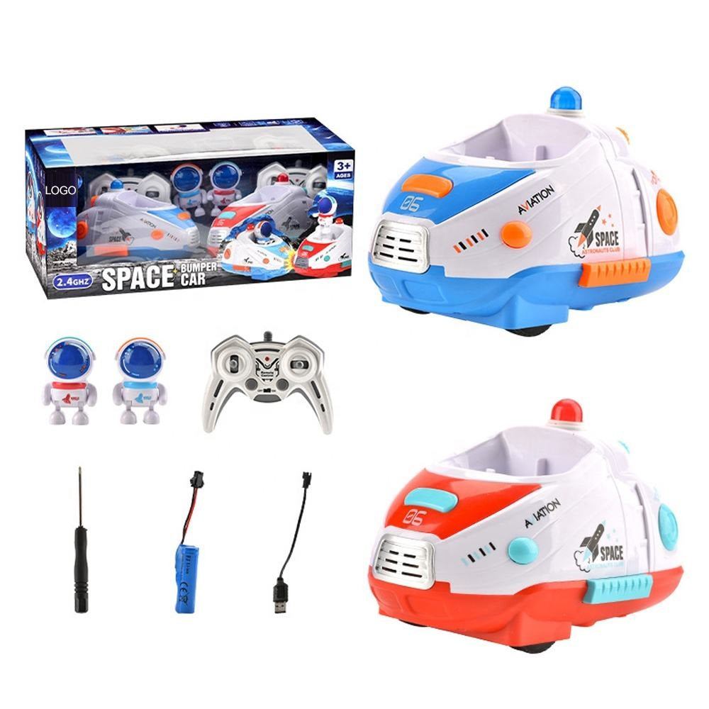 2Pcs 2.4GHz RC Spaceman Bumper Cars