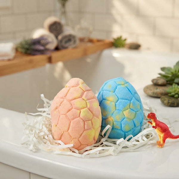2Pcs Kids Dinosaur Bath Bombs With Surprise Inside