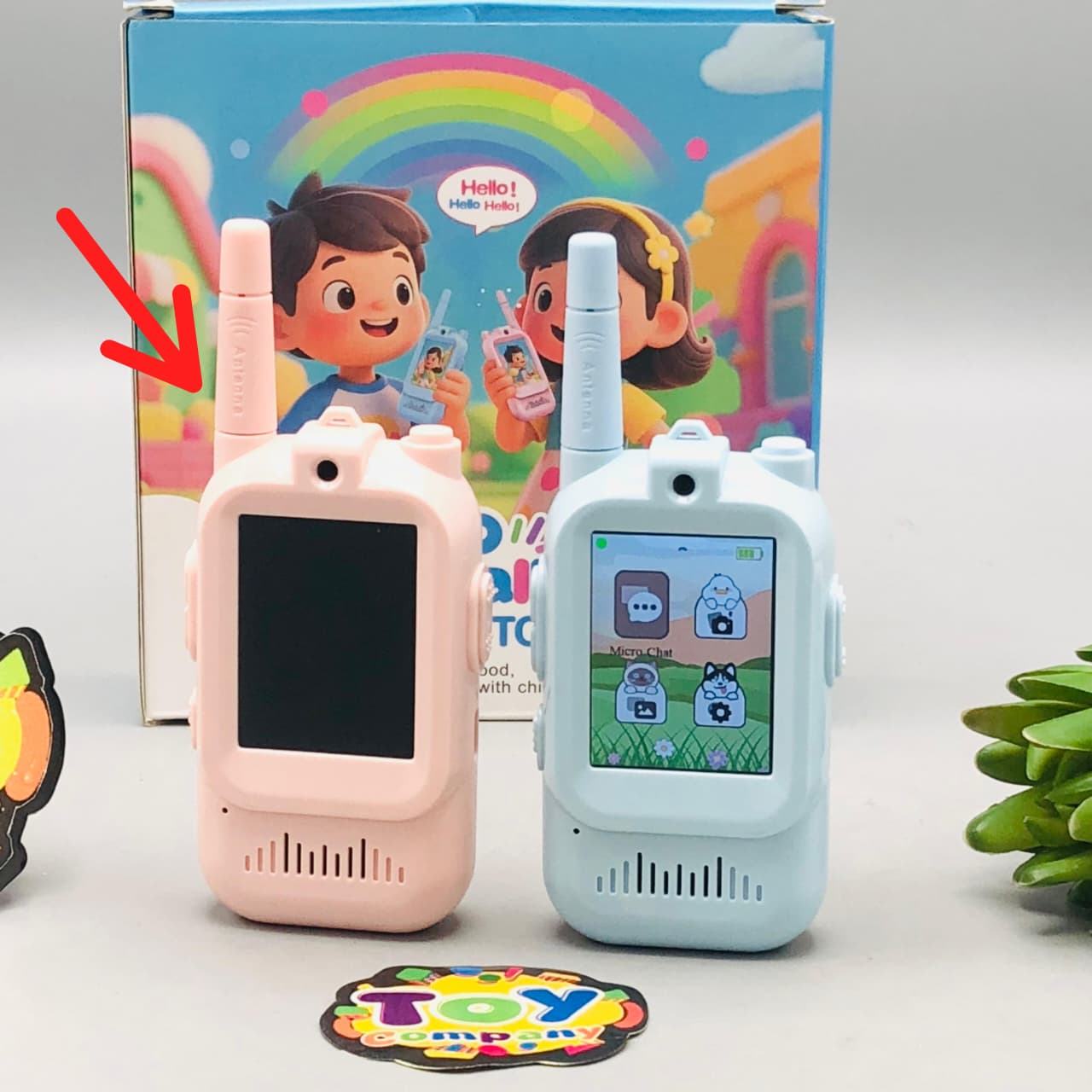 2Pcs Rechargeable Kids Video Walkie Talkie - Major Fault