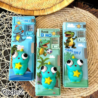 3D Dino Squishy Pop Eyes Magnetic Geometry Box