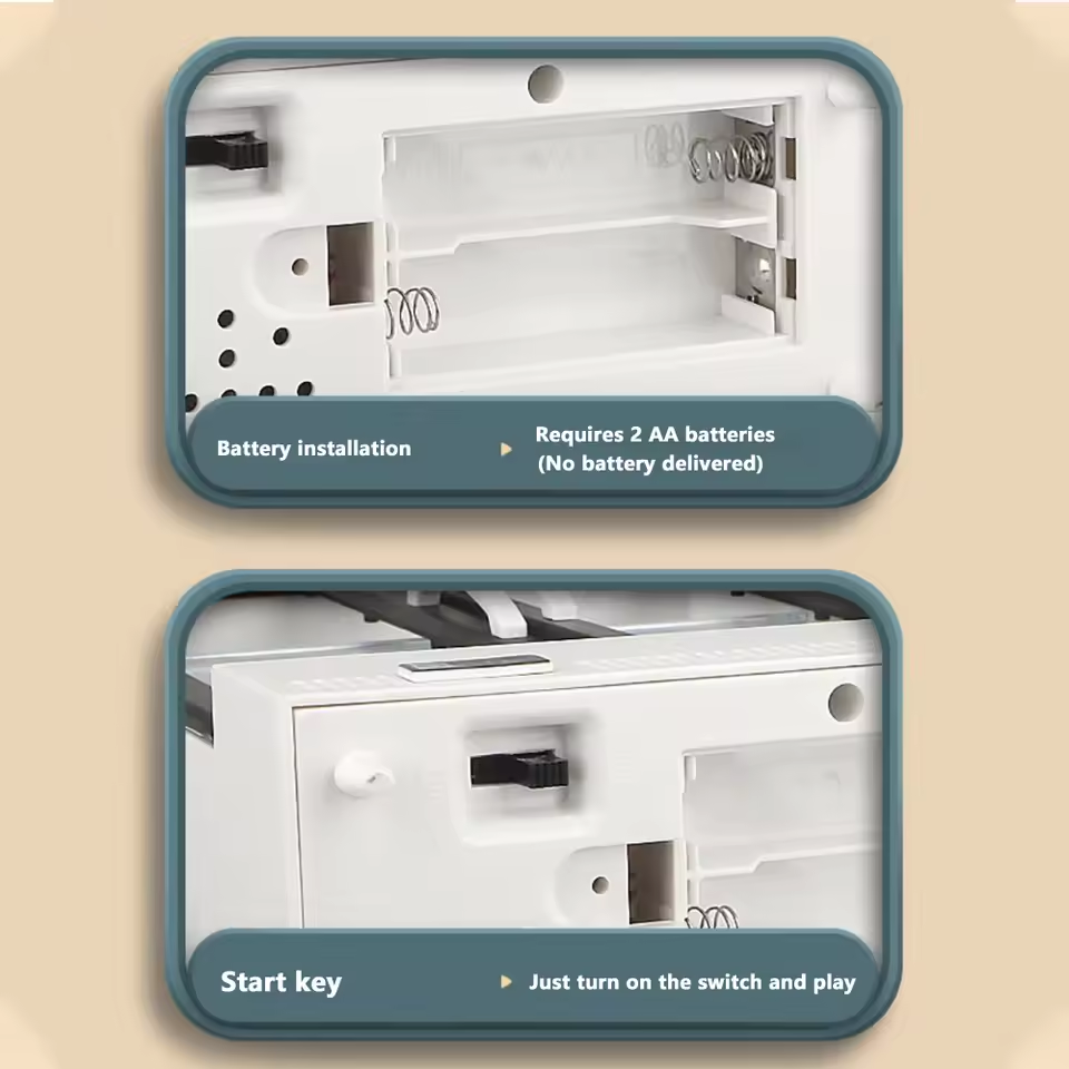21Pcs Multi-functional Pretend Fridge With Light & Sound