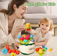 Huanger Montessori Flower Nails Bucket