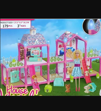 Thumbnail for 179Pcs DIY Villa Doll House Model For Girls