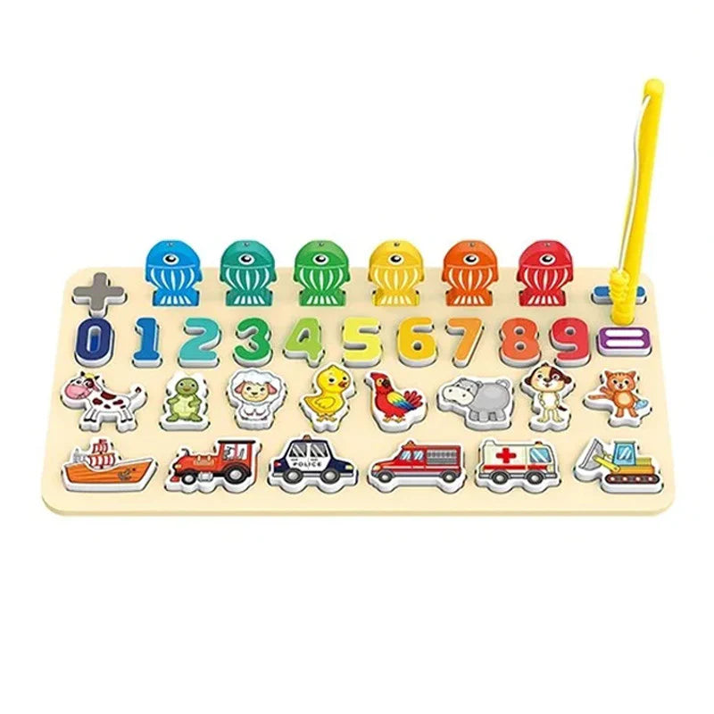 Wooden Multi-functional Montessori Logic Board