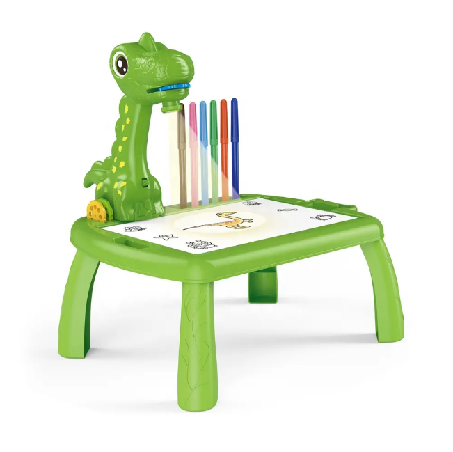 Dinosaur LED Projection Painting Table With Music