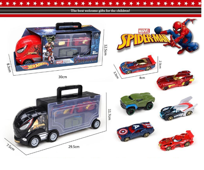 Hot Wheels Marvel Avengers Car Carrier Truck - Assortment