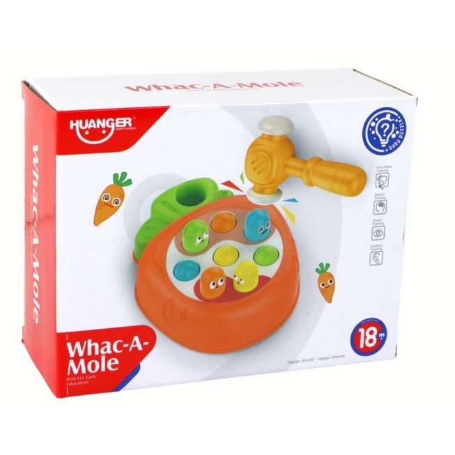 Huanger Hammer Whac-A-Mole Tabletop Toddlers Toy