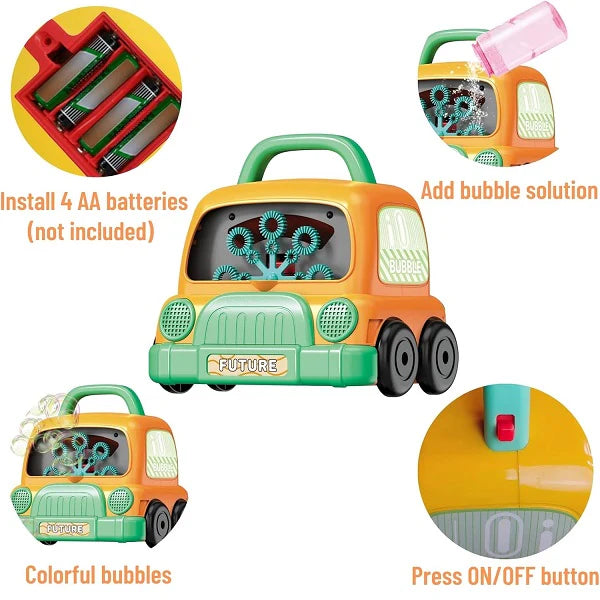 Electric Mini Bubble Car With Lamplight & Music