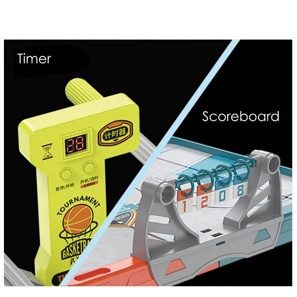 2 Players Basket Ball Finger Shooting Table Top Game