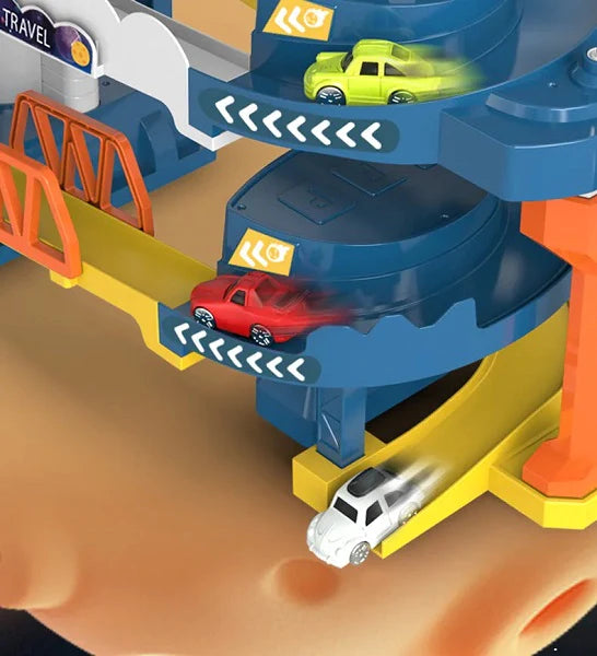 Electric Orbital Space Track Set With Cars & Map