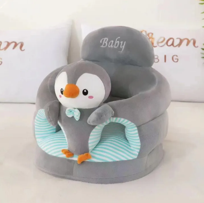 Baby Penguin Plush Support Sofa Seat