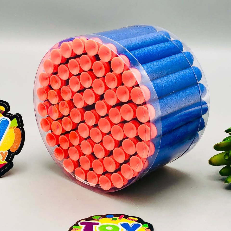 65Pcs EVA Soft Dart Bullets - Flat Type