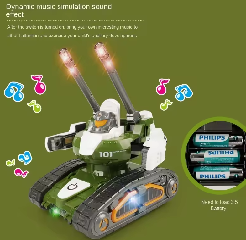 Electric Transformation Tank With Light & Sound