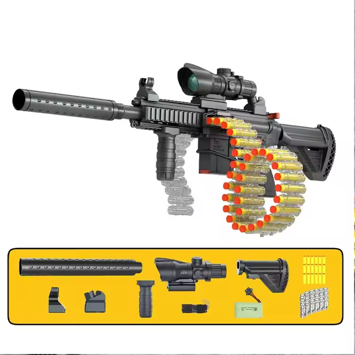 Electric Rechargeable M416 Soft Bullet Toy Gun