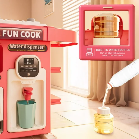 50Pcs Kids Pretend Chef Kitchen Set