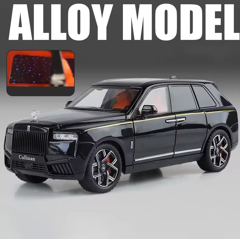 1:24 Diecast Rolls Royce Cullinan Model Car