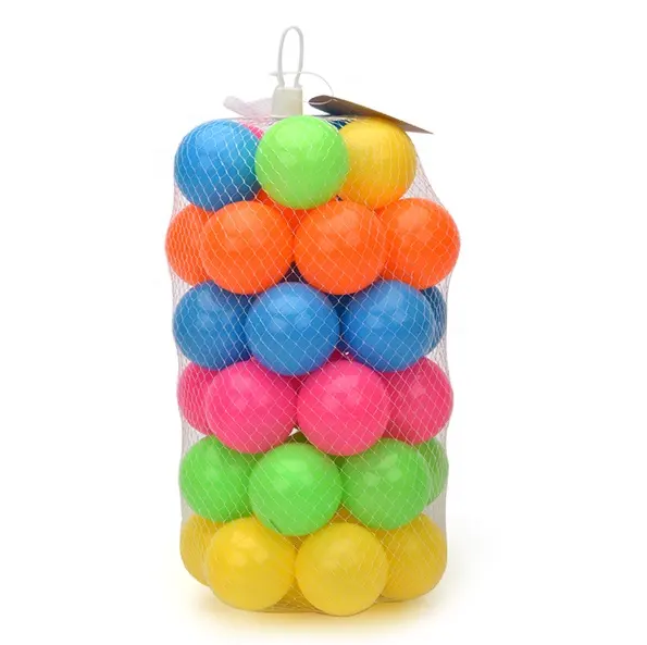 50Pcs Kids Multicolored Plastic Soft Balls