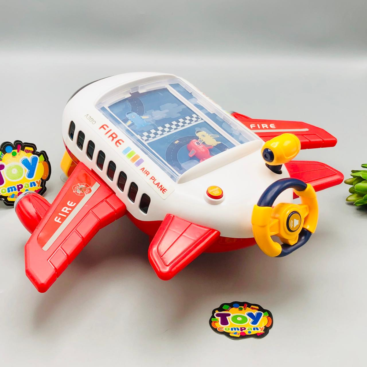 Electric Airplane Steering Wheel Game