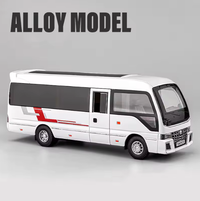 1:24 Diecast Toyota Coaster Bus Model