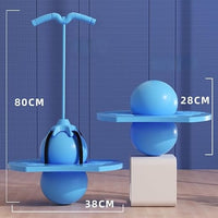 Sports Jumping Fitness Elastic Ball Game - Blue ​
