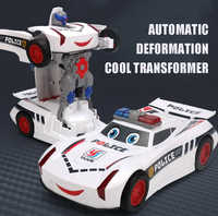 Electronic Deformation Police Car With Light & Sound