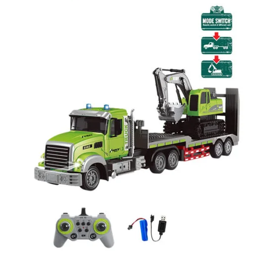 1:12 RC Semi-Traction Transport Excavator Set