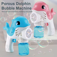 Cute Dolphin Colorful bubble Gun