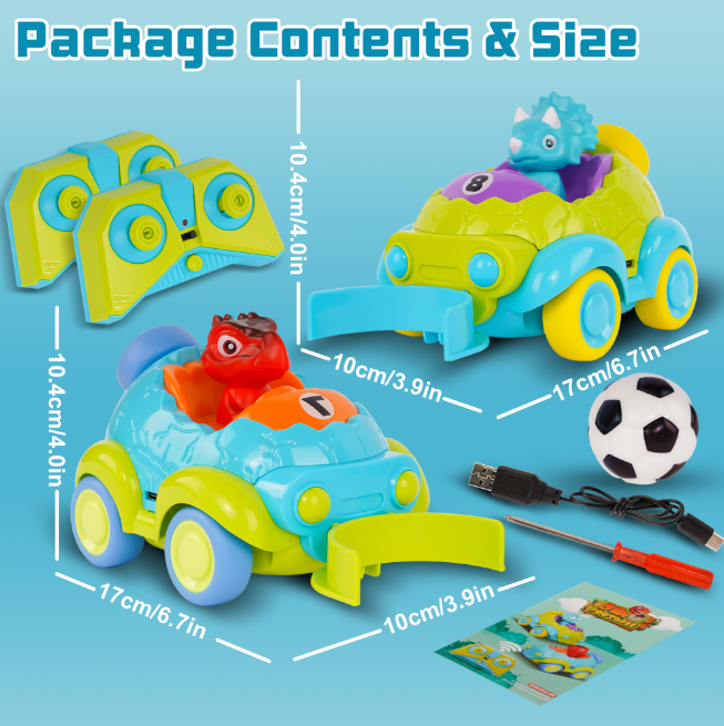 Electric RC Mini Dinosaur Football Car