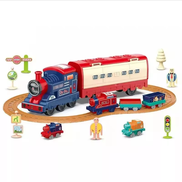 DIY Electric Inertial Storage Railway Train Track Set