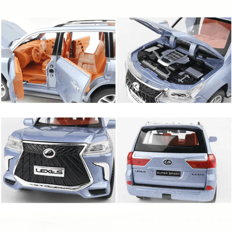 1:24 Diecast Lexus 570 Model With Acrylic Box