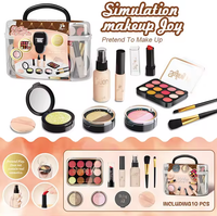 10Pcs Pretend Play Kids Makeup Kit