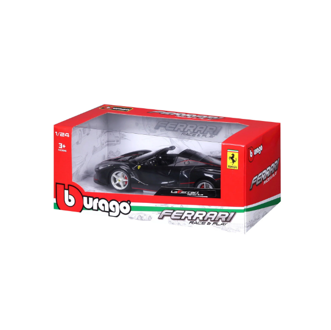 Bburago 1:24 Ferrari LaFerrari Aperta Model - Black
