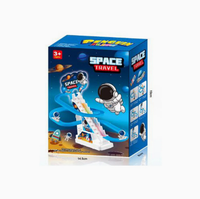 Electric Astronaut Slide Racing Track Set With Lights & Music