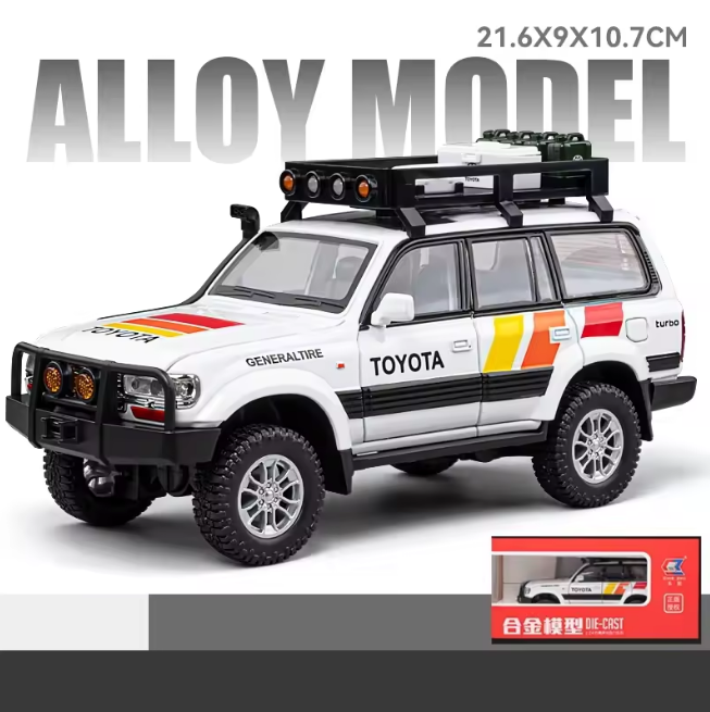 1:24 Diecast Land Cruiser LC80 Model Car