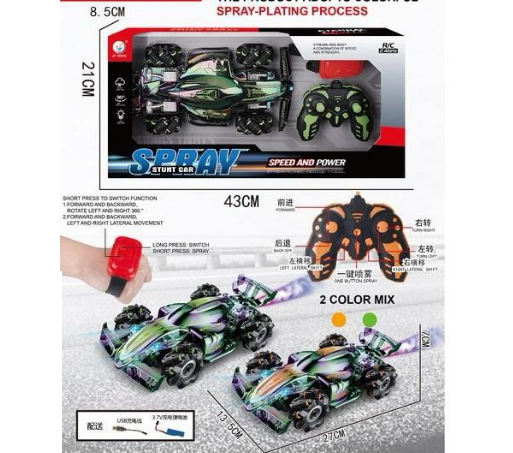 Remote & Gesture Control F1 Formula Spray Car