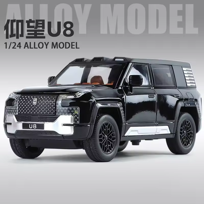 1:24 Diecast BYD Yangwang U8 SUV Model Car
