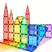30Pcs Magnetic Tiles Building Blocks 