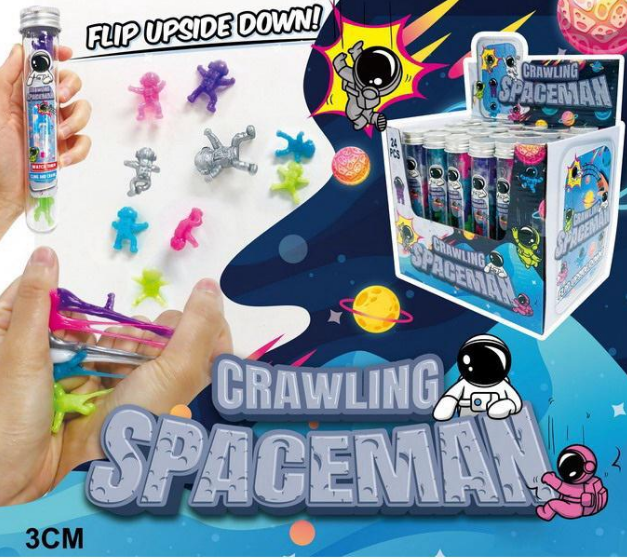 Flip Upside Down Crawling Spaceman - 6Pcs