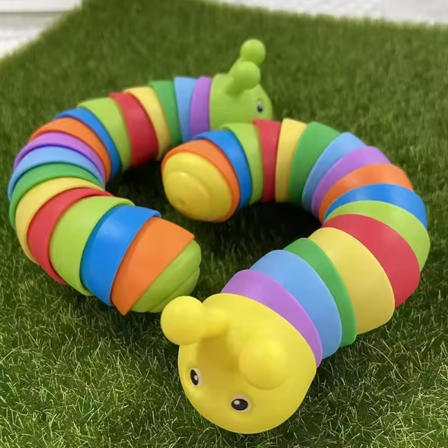 Cute Mini Twisting Colorful Caterpillar Toy