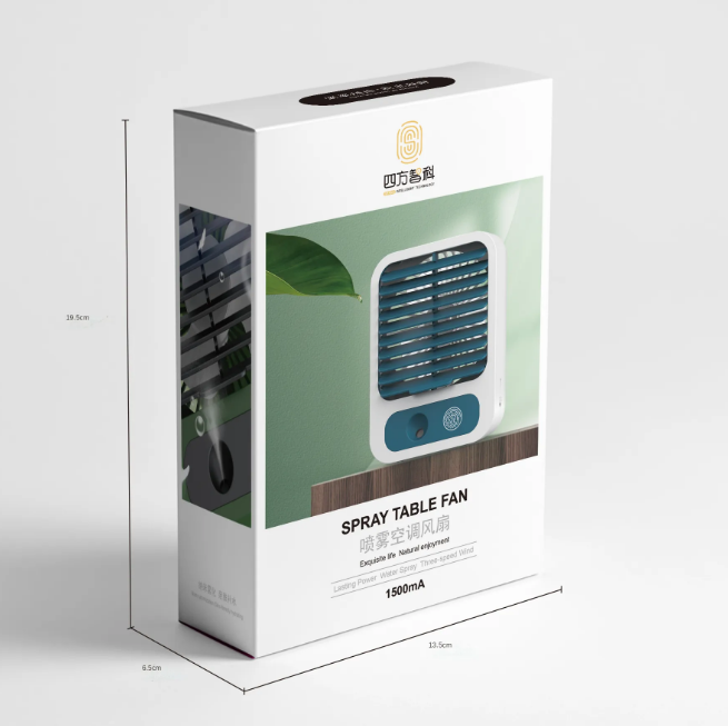 Rechargeable Touch Cooling Desktop Spray Fan