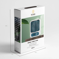 Rechargeable Touch Cooling Desktop Spray Fan
