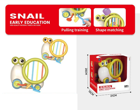 Premium Baby Snail Activity Toy