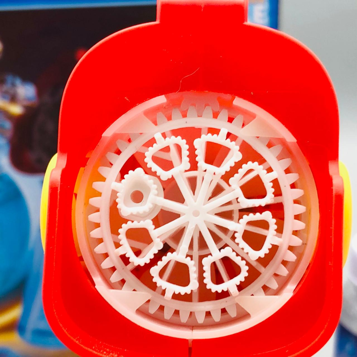 8 Holes Battery Space Colorful Bubble Gun