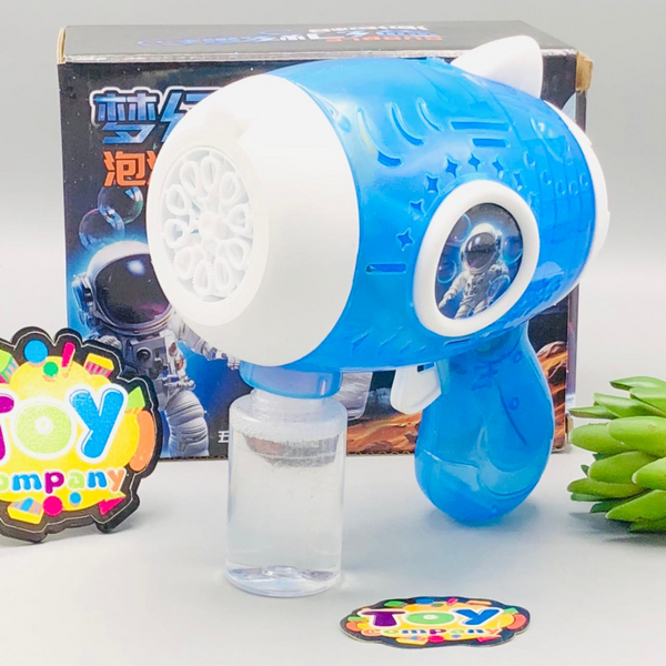 Kids Space Themed Colorful Bubble Gun